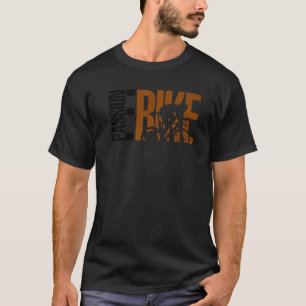 T-shirt Vélo Électrique Graphique Passion Vélo Tout Terrai
