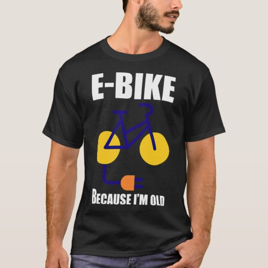 T-shirt Vélo électrique rider grand vélo (Devant)