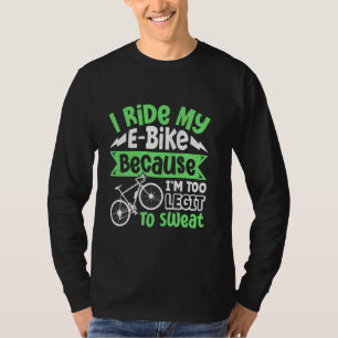 T-shirt Vélo Électrique ROULEZ MON VÉLO ÉLECTRIQUE JE SUIS