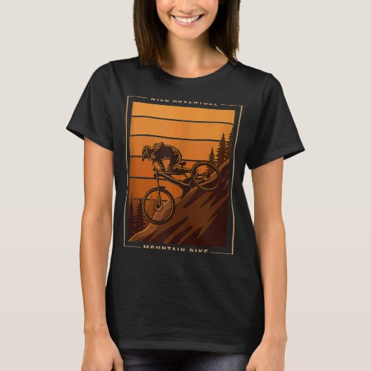 T-shirt Vélo et vélo 1 (Devant)