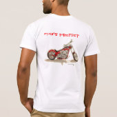 T-shirt Vélo fait sur commande du projet de Mike (Dos)