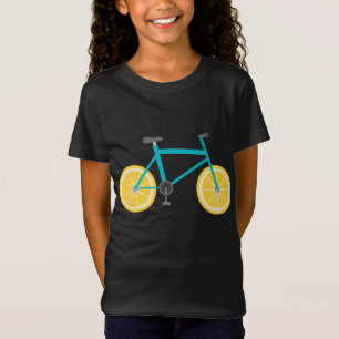 T-Shirt Vélo Fruit Citron Roues Vélo Drôle Nourriture Vélo