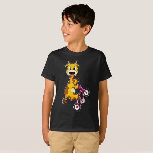 T-shirt Vélo Giraffe (Devant entier)