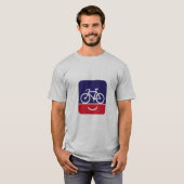 T-shirt Vélo heureux (Devant entier)