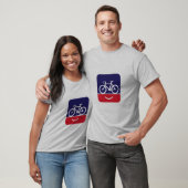 T-shirt Vélo heureux (Unisexe)
