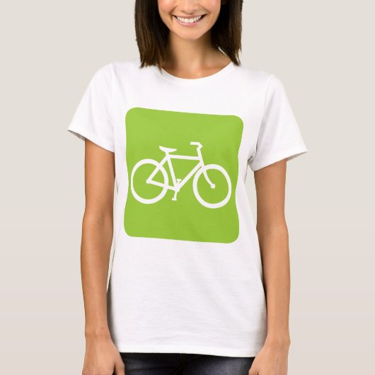 T-shirt Vélo - Martian Green (Devant)
