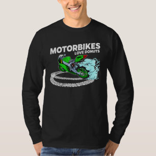 T-shirt Vélo Moto décontracté Donut Motorcycle Racing Spo