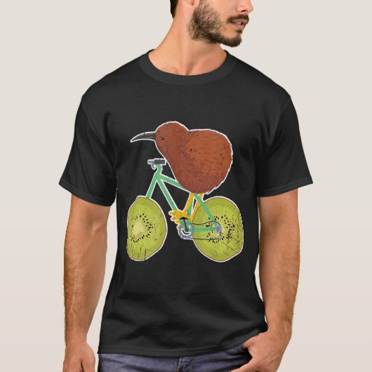 T-shirt Vélo néo-zélandais pour les amateurs de fruits de (Devant)