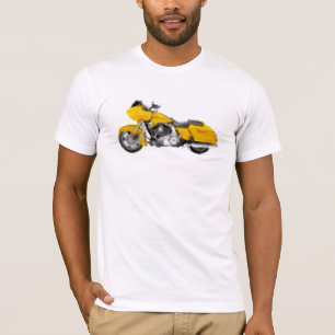 T-shirt Vélo peint à la main de modèle de brosse d'art