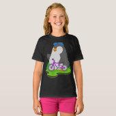 T-shirt Vélo Pingouin (Devant entier)