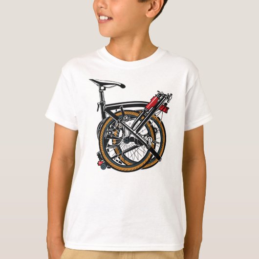 T-shirt Vélo pliant (Devant)