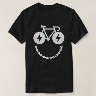 T-shirt Vélo Souriant Face À Un Vélo Drôle Drôle De Vélo
