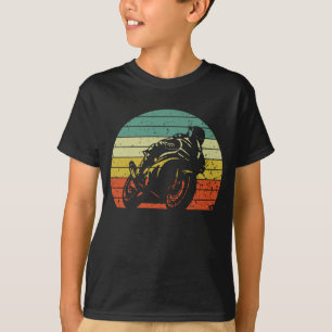 T-shirt Vélo sport moto de style rétro vintage