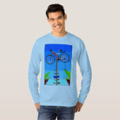 T-shirt Vélo Sur Pôle (Devant entier)