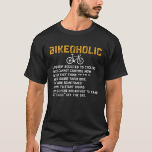 T-shirt Vélo Vélo Vélo Une Personne Addicée Au Vélo B