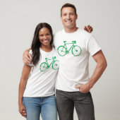 T-shirt vélo vert (Unisexe)