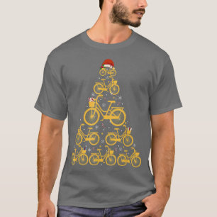 T-shirt Vélo vintage Chopper Christmas Tree Cycliste Vélo