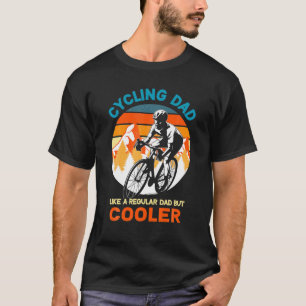 T-shirt Vélo vintage DAD Vélo Lover Mountain VTT
