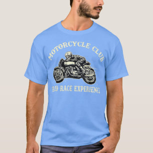 T-shirt Vélo vintage Motorcycle Club Dur Race Experience