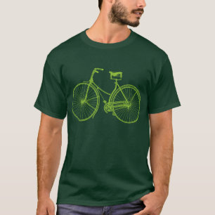 T-shirt Vélo Vintage - Vert Martien