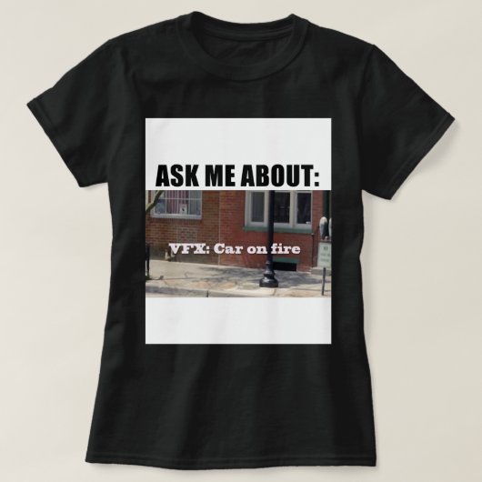 T-shirt Vélocipastor VFXcar en feu Classic T Shirt (Design devant)