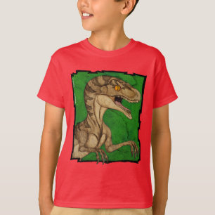T-shirt Velociraptor de cru de style de film