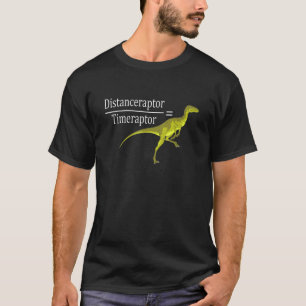 T-shirt Velociraptor Math Dinosaur Drôle Tee - shirt