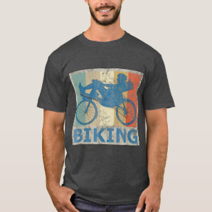 T-shirt Vélos à bicyclette pliant style rétro vintage (2)