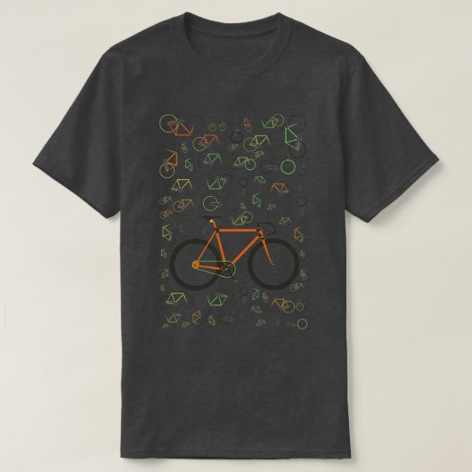 T-shirt Vélos à engrenages fixes (Design devant)