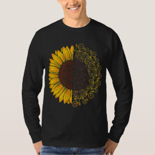 T-shirt Vélos Sunflower vélo Lover vélo vélo cadeau