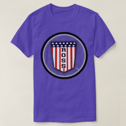 T-shirt Vélos Vintages Ross (Design devant)