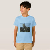 T-shirt velu de cheval (Devant entier)