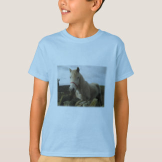 T-shirt velu de cheval