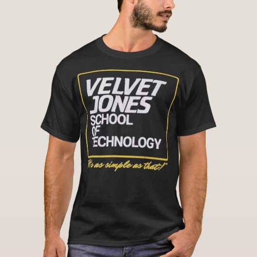 T-shirt Velvet Jones - École de technologie (Devant)