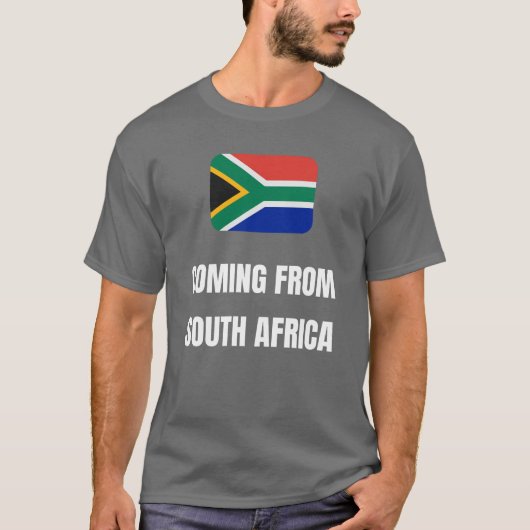T-shirt Venant d'Afrique du Sud (Devant)