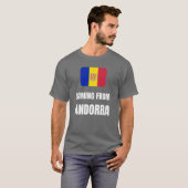T-shirt Venant d'Andorre (Devant entier)
