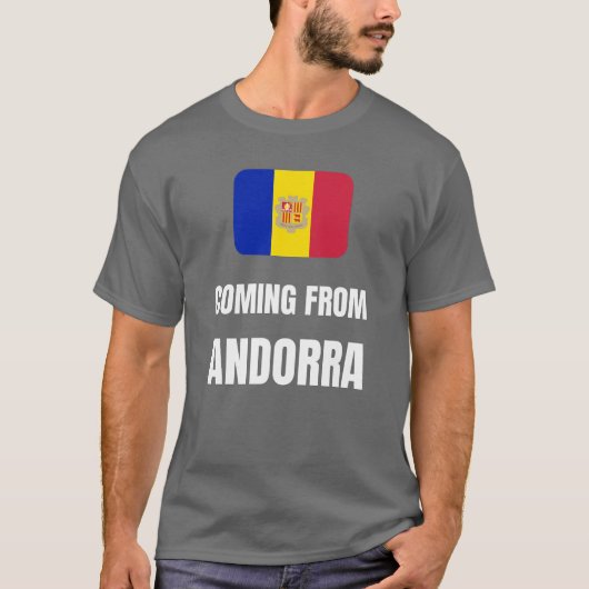 T-shirt Venant d'Andorre (Devant)