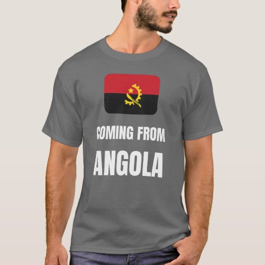 T-shirt Venant d'Angola (Devant)