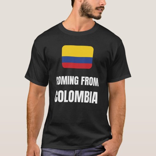 T-shirt Venant de Colombie (Devant)
