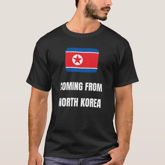 T-shirt Venant de Corée du Nord (Devant)