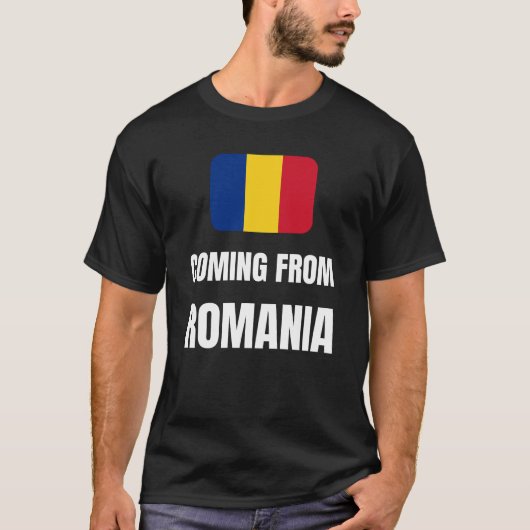 T-shirt Venant de Roumanie (Devant)