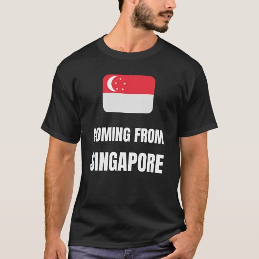 T-shirt Venant de Singapour (Devant)