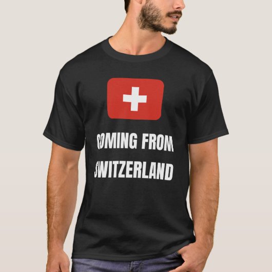 T-shirt Venant de Suisse (Devant)