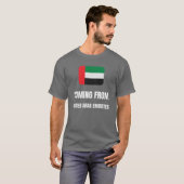 T-shirt Venant des Émirats Arabes Unis (Devant entier)