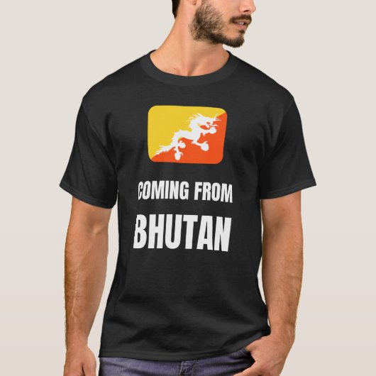 T-shirt Venant du Bhoutan (Devant)