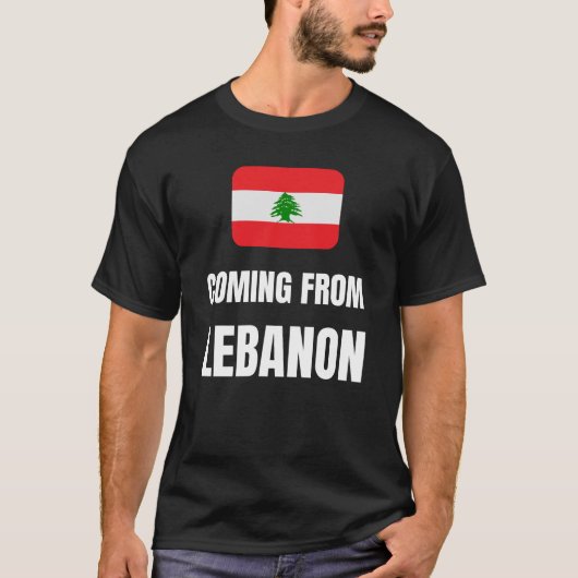 T-shirt Venant du Liban (Devant)