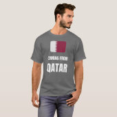 T-shirt Venant du Qatar (Devant entier)