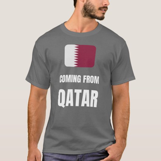 T-shirt Venant du Qatar (Devant)