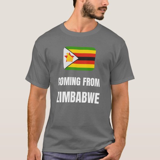 T-shirt Venant du zimbabwe (Devant)