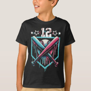 T-shirt Vendre Drip 12e anniversaire garçons Numéro 12 Jeu